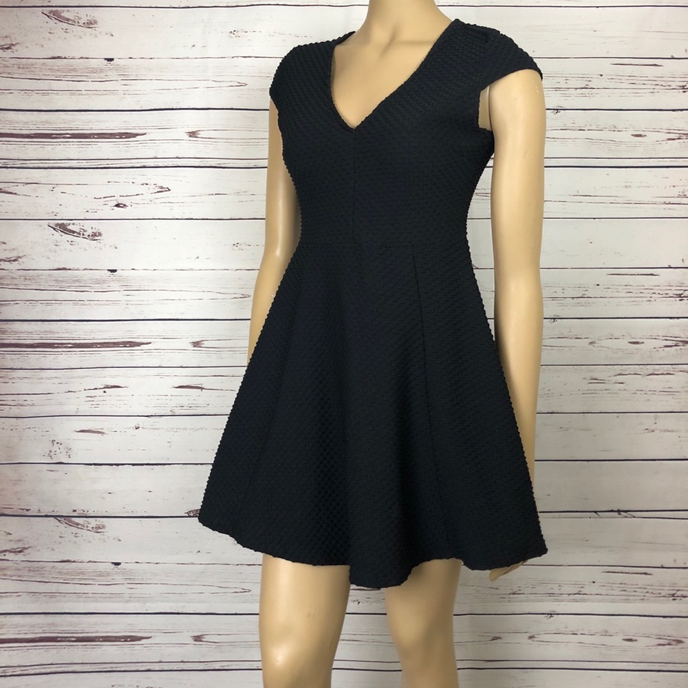 Anthropologie Elodie Dress Swing Skater Textured